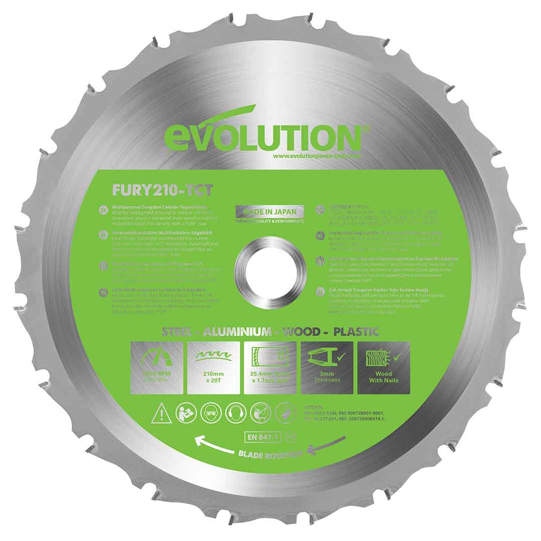Tarcza wielomateriałowa Evolution 210 mm 20T