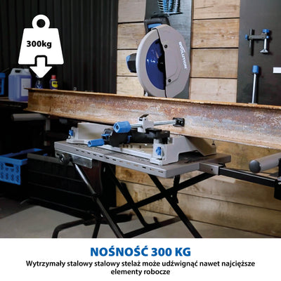 Stojak na kolkach Evolution S355MCS z systemem Powerlift Assist do pil ukosowych