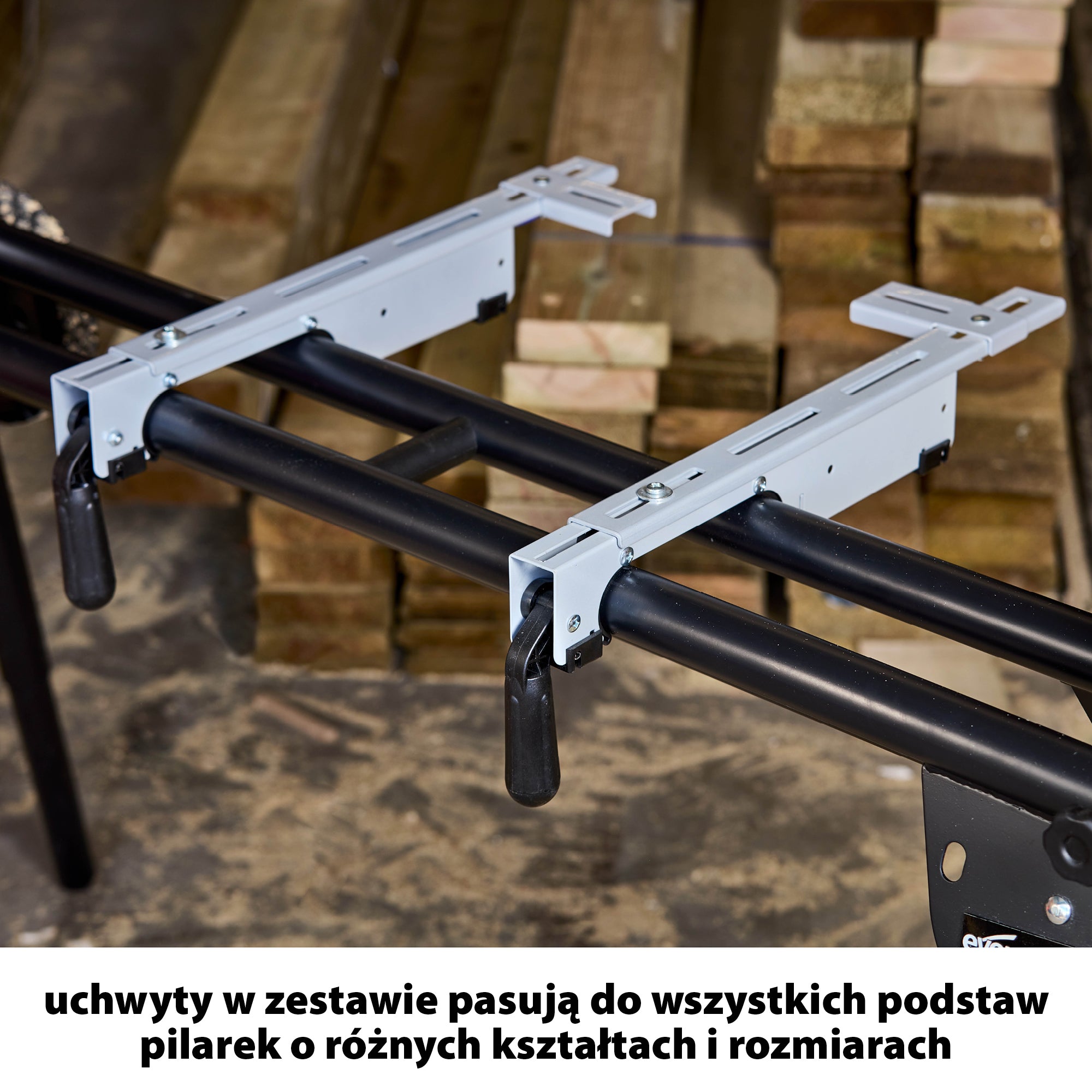 Akumulatorowa piła ukośnica R255SMS-DB-Li 18V EXT Li-Ion 255 mm z wielomateriałową tarczą TCT + stojak XL