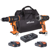 Pakiet wiertarko-wkrętarki Evolution R180IDR-Li + R13CMB-Li + torba PRO+