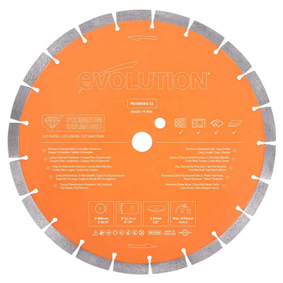 Tarcza diamentowa Evolution Premium 350 mm do cięcia, otwór 22,2 mm