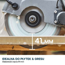 Tarcza diamentowa 150 mm do gresu porcelanowego i płytek, otwór mocujący 22,2 mm