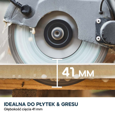 Tarcza diamentowa 150 mm do gresu porcelanowego i płytek, otwór mocujący 22,2 mm