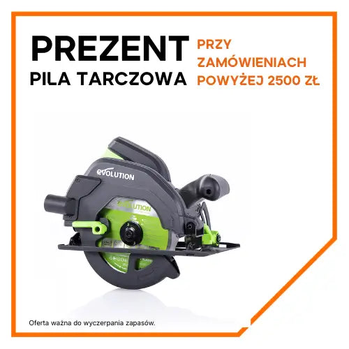 Przecinarka do metalu Evolution S355MCS 355 mm + stojak mobilny z systemem PowerLift Assist