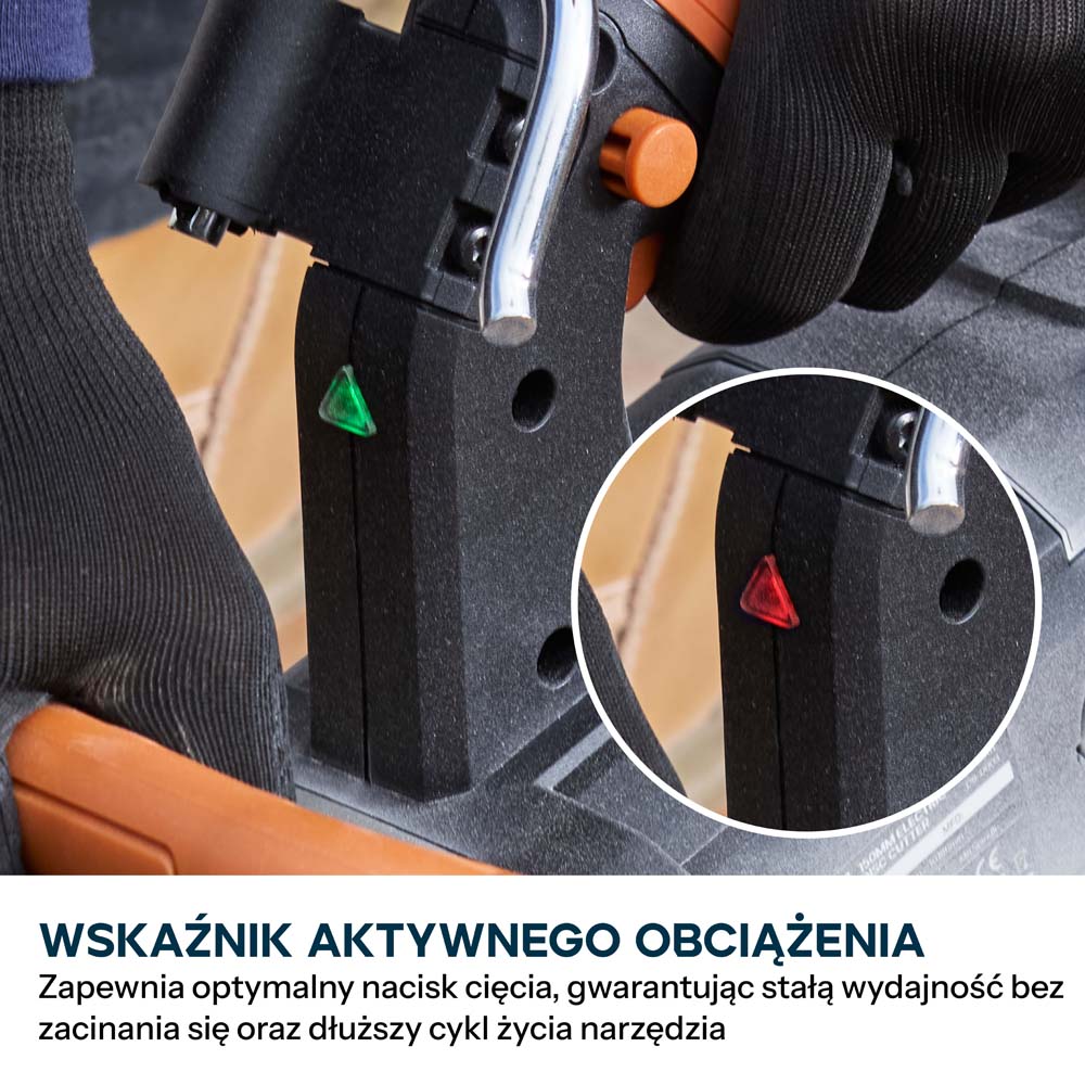 Kompaktowa przecinarka do betonu Evolution R150DCT-PRO, 150 mm, z systemem ograniczania prafului wodą, tarczą diamentową Endurance i głębokością cięcia 53 mm