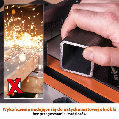 Piła ukośnica Evolution R185SMS+ 185 mm z wielomateriałową tarczą TCT + stojak