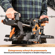 Piła ukośnica Evolution R185SMS+ 185 mm z wielomateriałową tarczą TCT + stojak