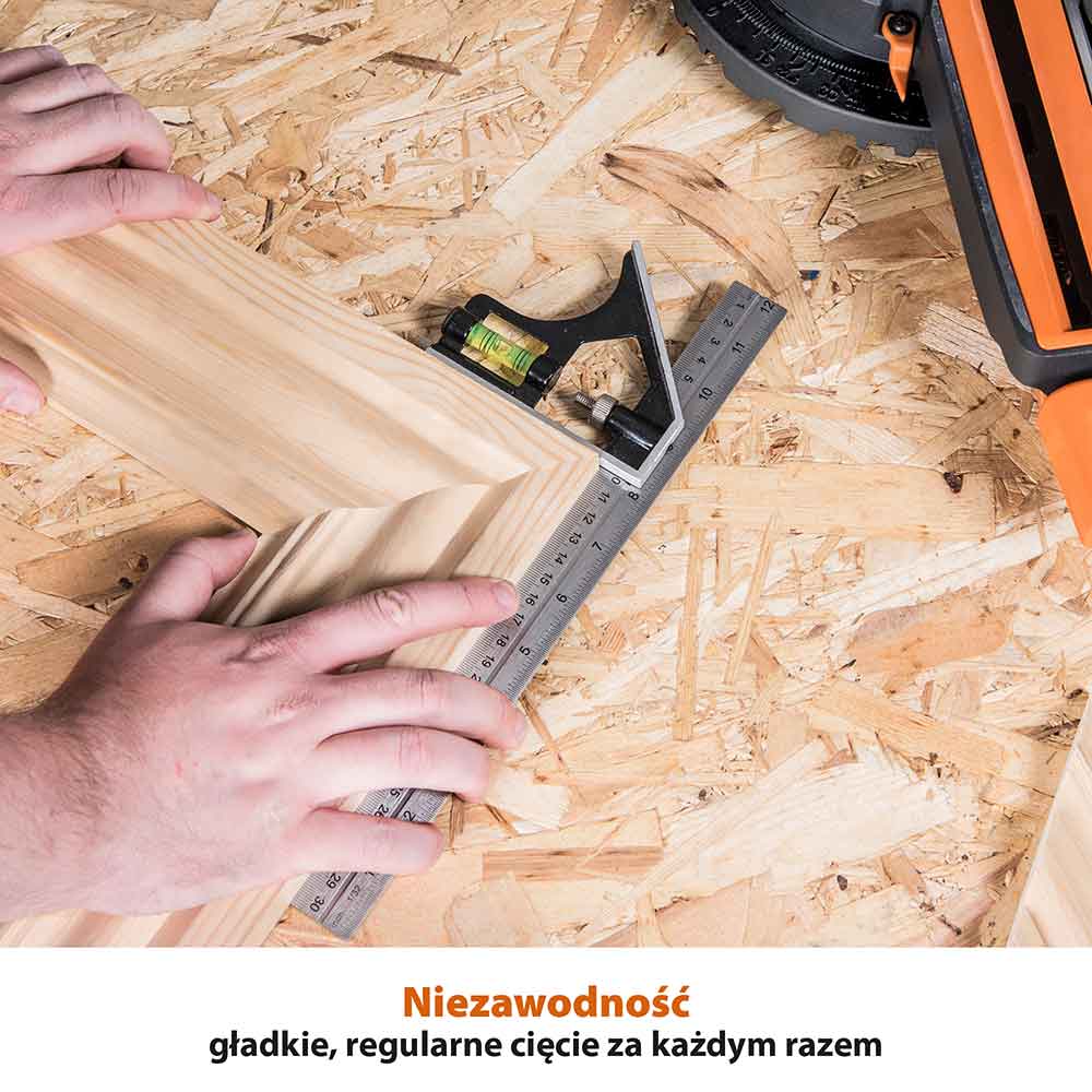 Piła ukośnica Evolution R185SMS+ 185 mm z wielomateriałową tarczą TCT + stojak