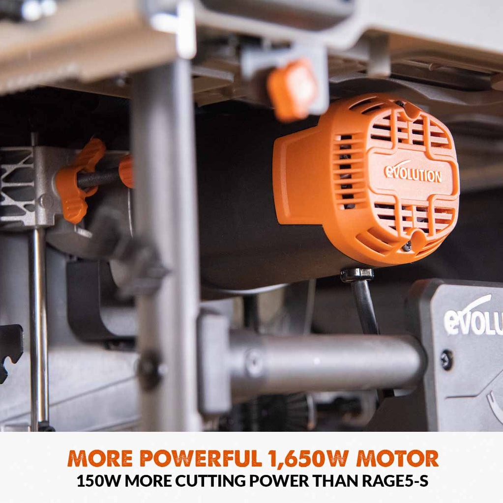 Piła Stołowa Evolution R255TBL 255 mm z tarczą do cięcia wielu materiałów