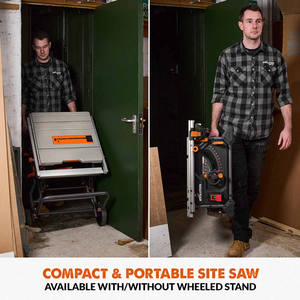 Piła Stołowa Evolution R255TBL+ 255 mm z tarczą do cięcia wielu materiałów