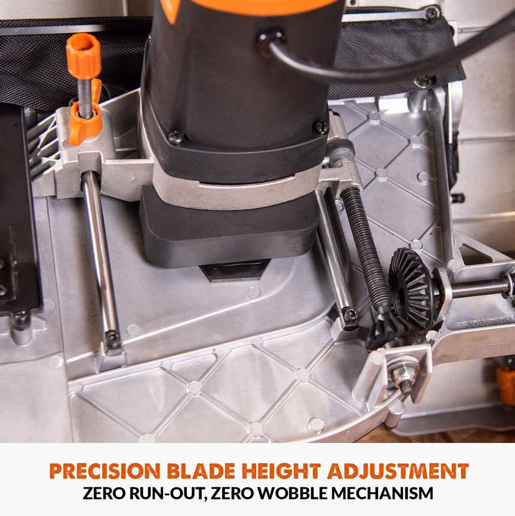 Piła Stołowa Evolution R255TBL 255 mm z tarczą do cięcia wielu materiałów