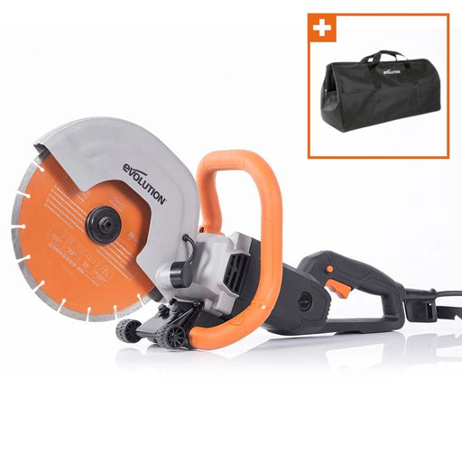 Elektryczna przecinarka tarczowa do betonu Evolution R255DCT 255 mm z tarczą diamentową