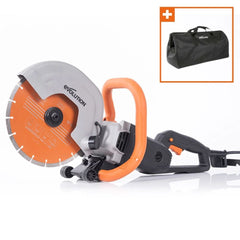 Elektryczna przecinarka tarczowa do betonu Evolution R255DCT 255 mm z tarczą diamentową