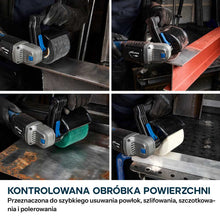 Evolution S120SCT-Li Akumulatorowa satyniarka 120 mm, 2 szczotki w zestawie