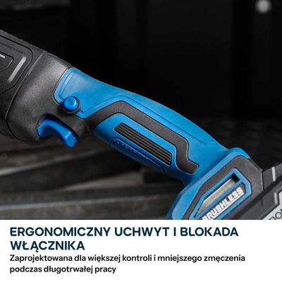 Evolution S120SCT-Li Akumulatorowa satyniarka 120 mm, 2 szczotki w zestawie