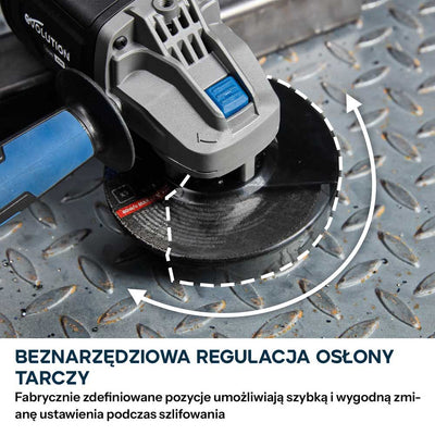 Evolution S125AGR-Li Szlifierka kątowa akumulatorowa 125 mm (5