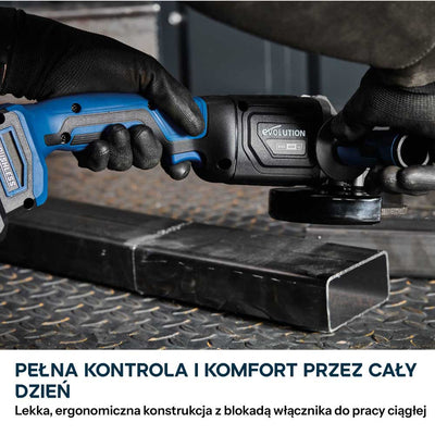 Evolution S125AGR-Li Szlifierka kątowa akumulatorowa 125 mm (5