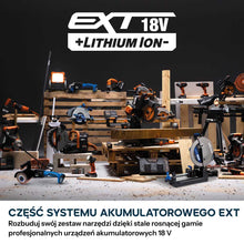Evolution S165CCS-Li Akumulatorowa pilarka tarczowa do cięcia metalu 165 mm z tarczą Thin Kerf, Głębokość cięcia 58 mm