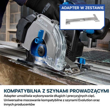 Evolution S165CCS-Li Akumulatorowa pilarka tarczowa do cięcia metalu 165 mm z tarczą Thin Kerf, Głębokość cięcia 58 mm
