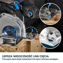 Evolution S165CCS-Li Akumulatorowa pilarka tarczowa do cięcia metalu 165 mm z tarczą Thin Kerf, Głębokość cięcia 58 mm