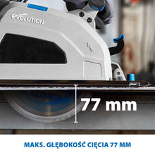 Piła tarczowa Evolution S210CCS 210mm + Szyna prowadząca ST1400-G2 1,4 m (700 mm x 2)