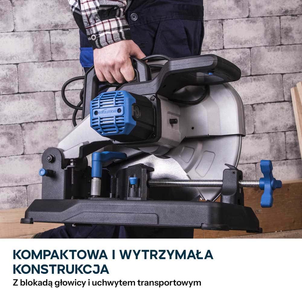 Przecinarka do metalu Evolution S355CPSL 355 mm z tarczą TCT do stali miękkiej