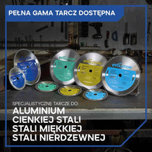 Przecinarka do metalu Evolution S355CPSL 355 mm z tarczą TCT do stali miękkiej