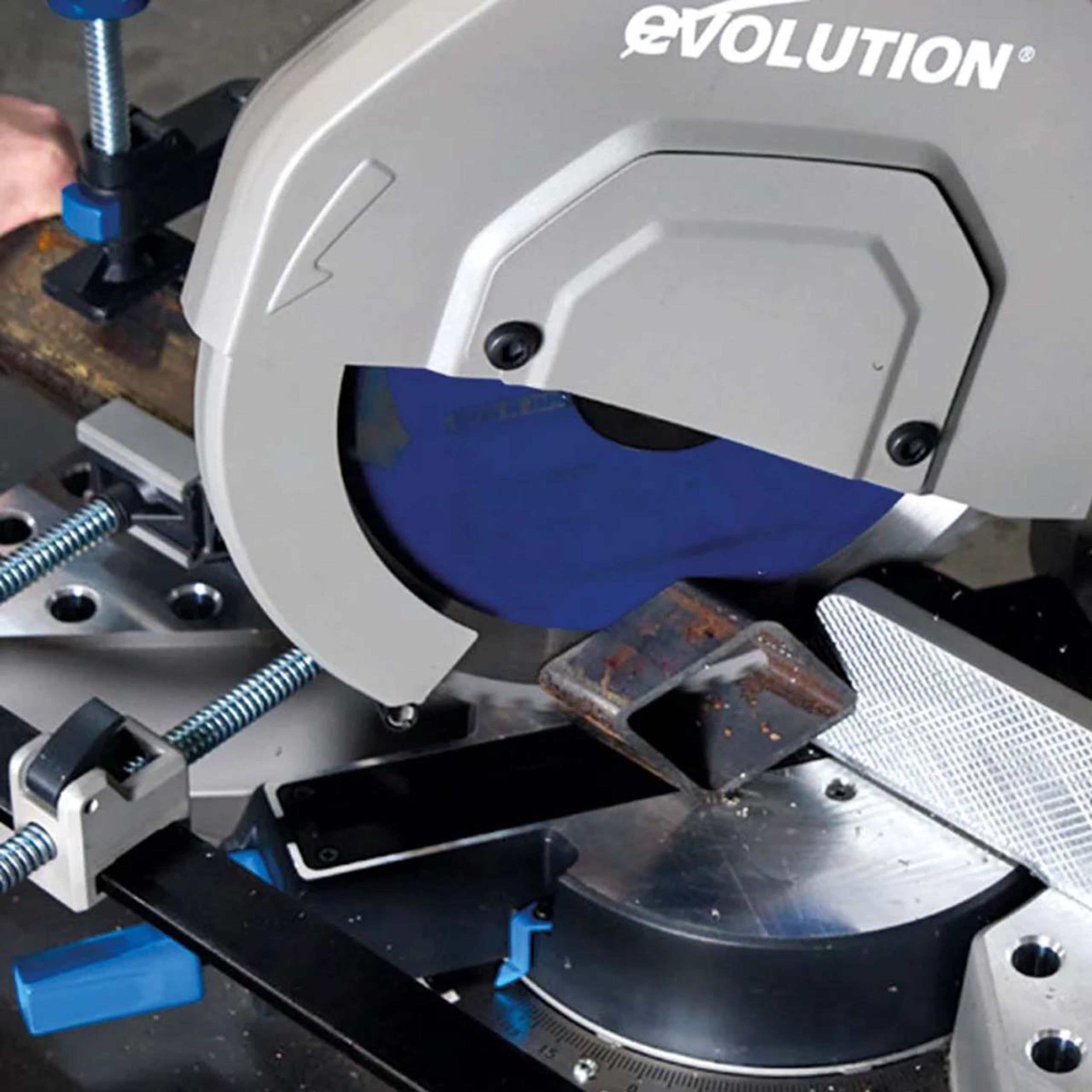 Przecinarka do metalu Evolution S355MCS 355 mm z 2 tarczą do cięcia metalu + Cyclon