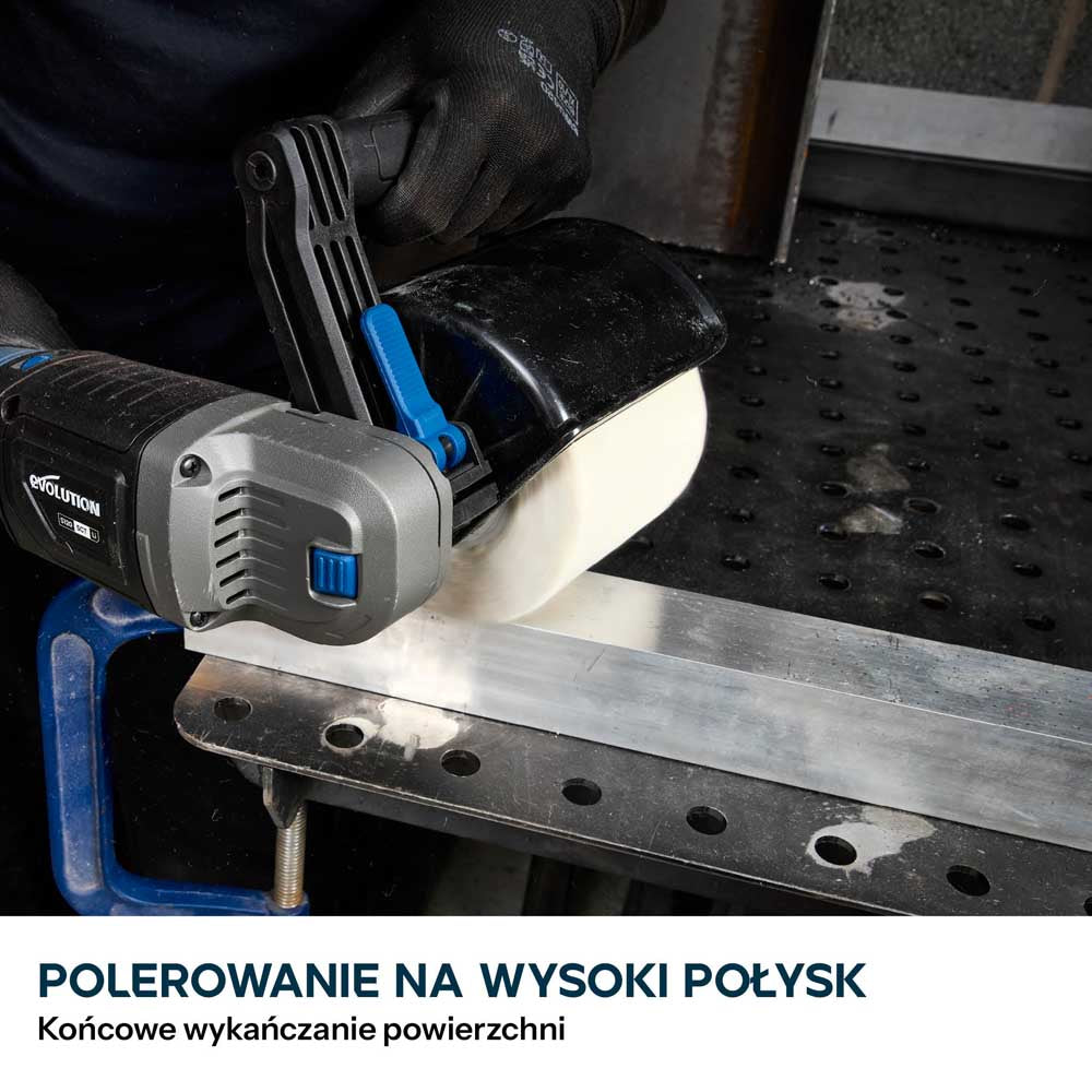 Evolution Rolka polerska wełniana 120 x 100 mm, do satyniarek i szlifierek walcowych