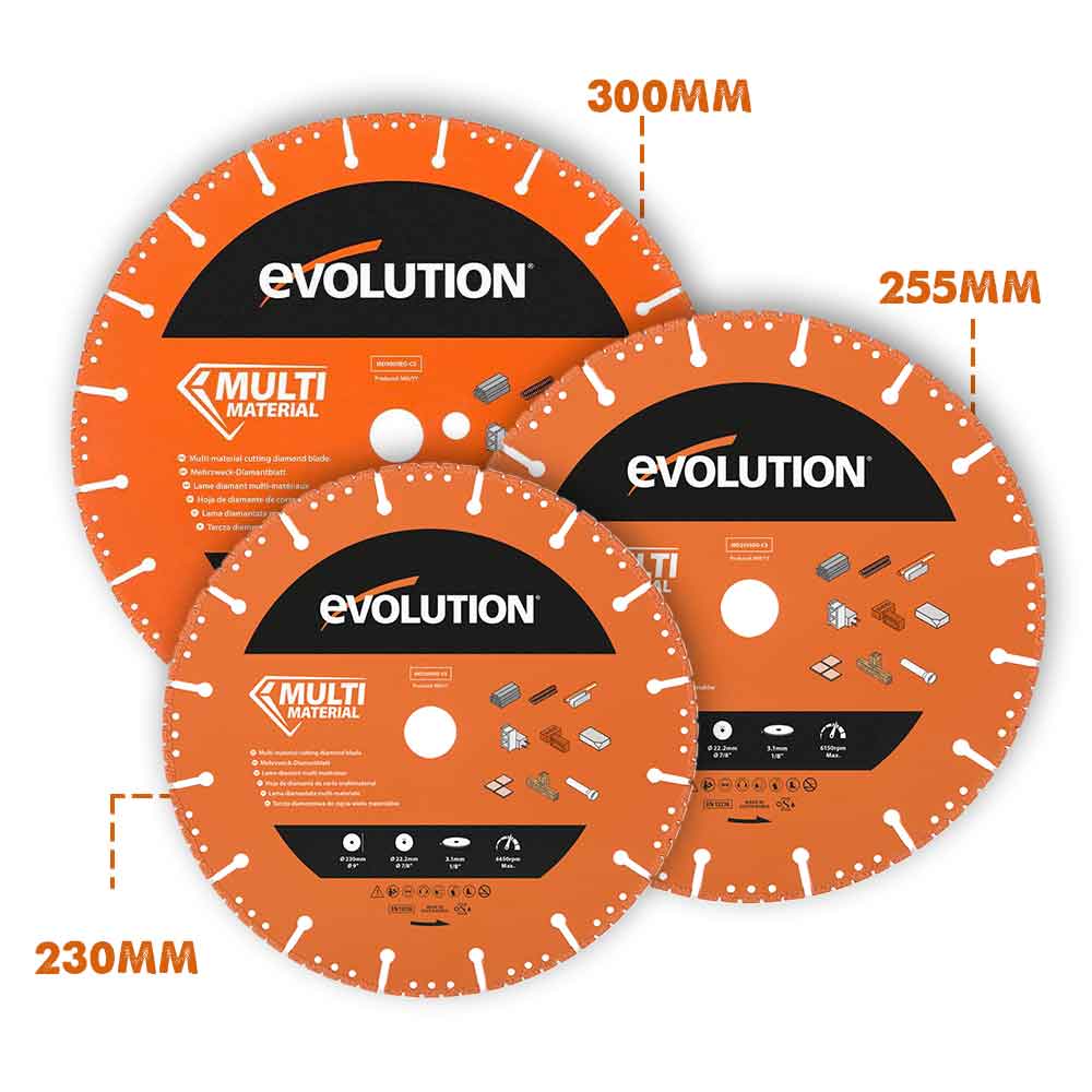 Tarcza diamentowa segmentowa wielofunkcyjna do przecinarek Evolution 350 mm, Ø350 x 22,2 mm