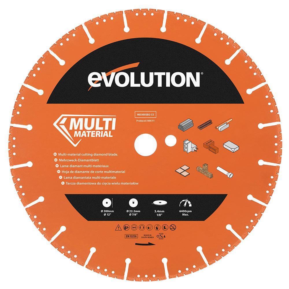 Tarcza diamentowa segmentowa wielofunkcyjna do przecinarek Evolution 350 mm, Ø350 x 22,2 mm