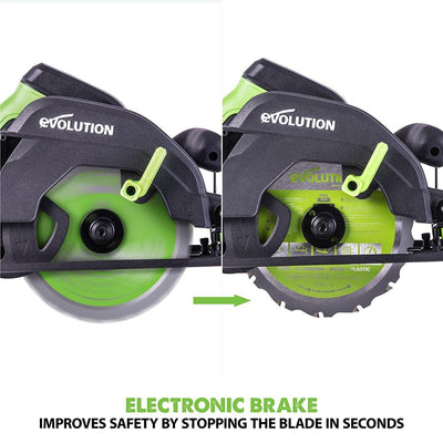 Piła tarczowa Evolution F165CCSL 165mm z wielomateriałową tarczą TCT