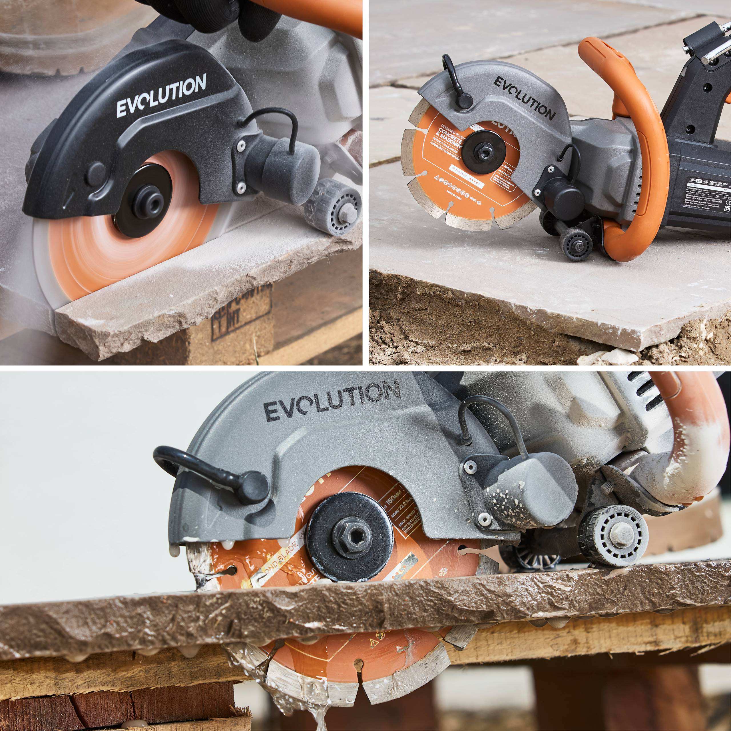 Tarcza diamentowa Evolution Endurance 150 mm do kompaktowej przecinarki do betonu, otwór mocujący 22,2 mm