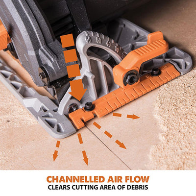 Piła tarczowa Evolution R185CCS 185 mm z wielomateriałową tarczą TCT