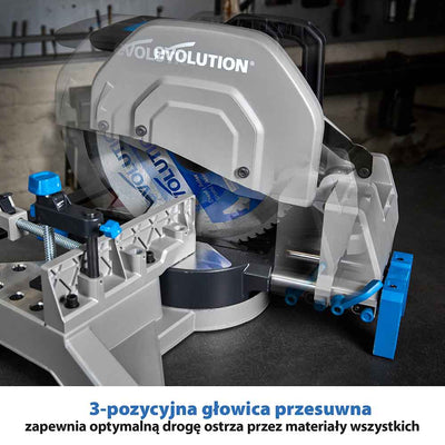 Przecinarka do metalu Evolution S355MCS 355 mm z tarczą do cięcia metalu