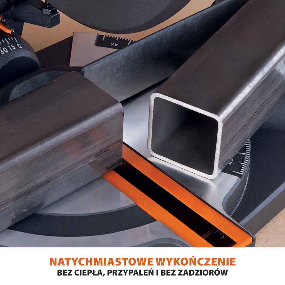 Piła ukośnica ukosowa Evolution R210CMS+ 210 mm z wielomateriałową tarczą TCT