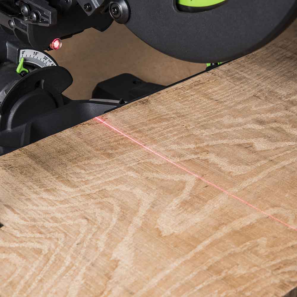 Piła ukośnica Evolution F255SMS 255 mm z wielomateriałową tarczą TCT + stojak