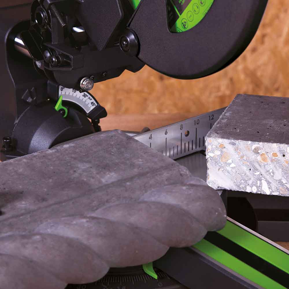 Piła ukośnica Evolution F255SMS 255 mm z wielomateriałową tarczą TCT + stojak