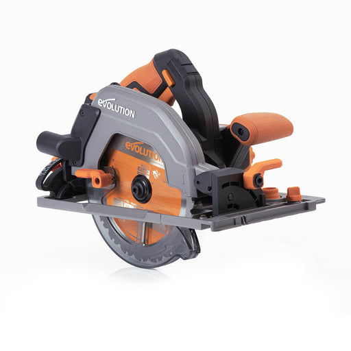 Evolution Cordless R185CCSX-Li 185mm Track Compatible Circular Saw 18v Li-Ion EXT Inc Multi-Material Blade - Evolution Power Tools UK